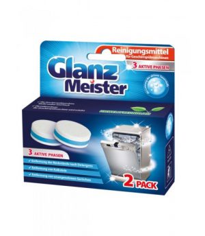 GlanzMeister czyścik do zmywarki w tabletkach 2 sztuki