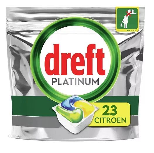Dreft Platinum 23szt do zmywarki Citrone